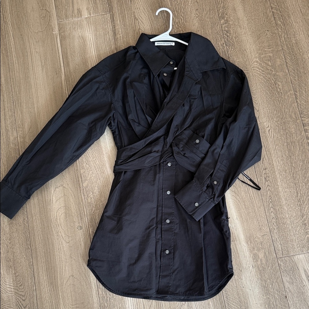 Alexander Wang Charcoal Button-Up Shirt